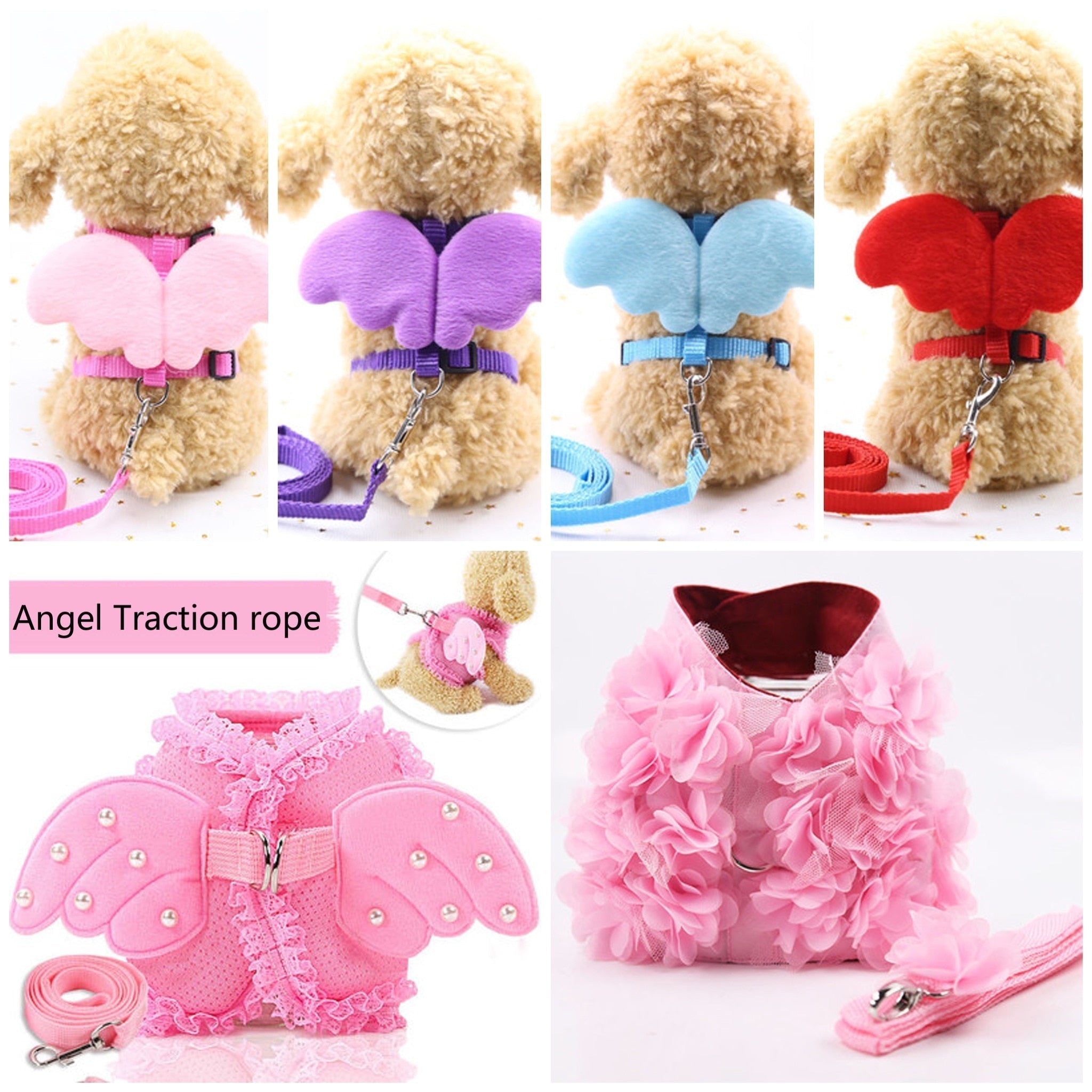 Cute Angel Pet Dog Leashes