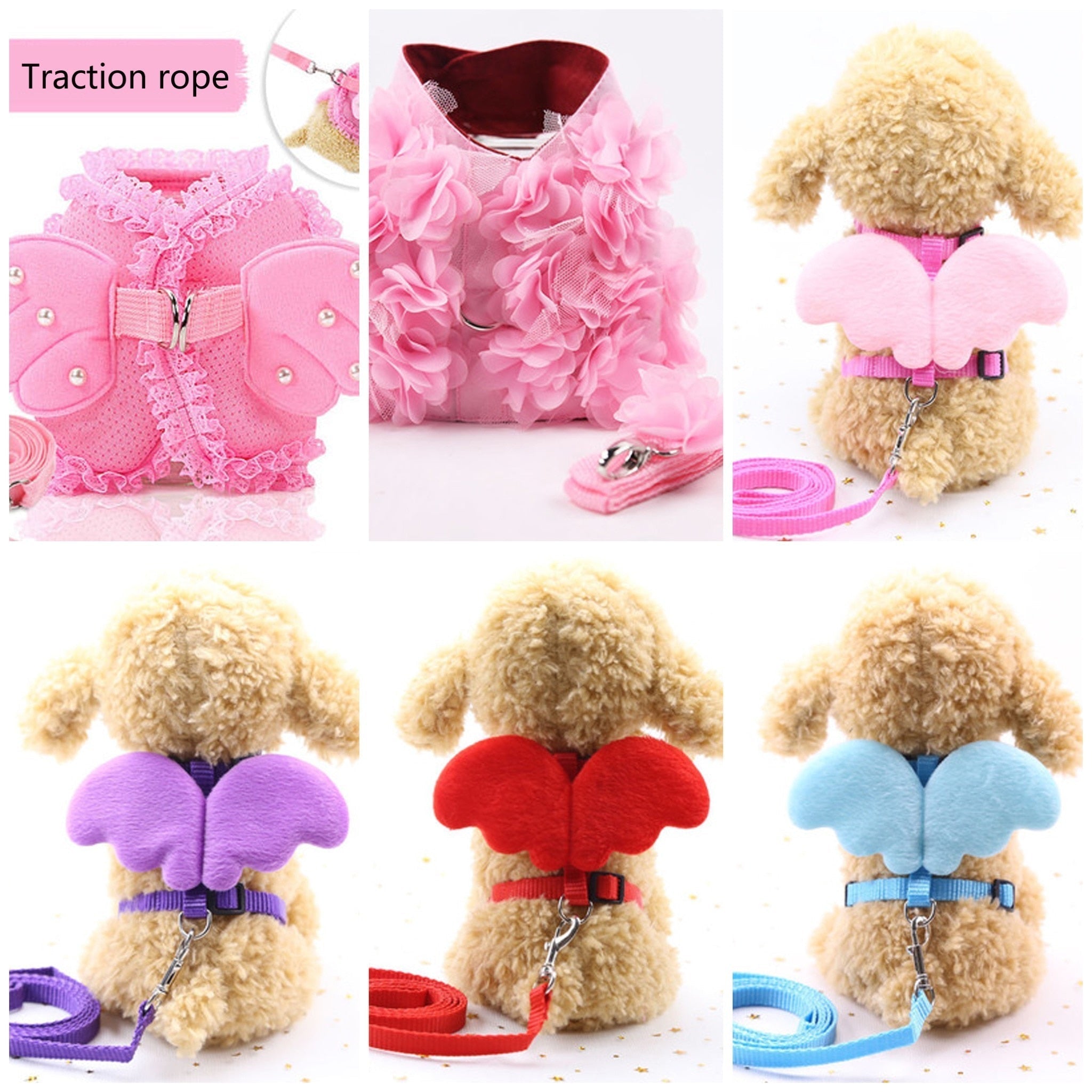 Cute Angel Pet Dog Leashes