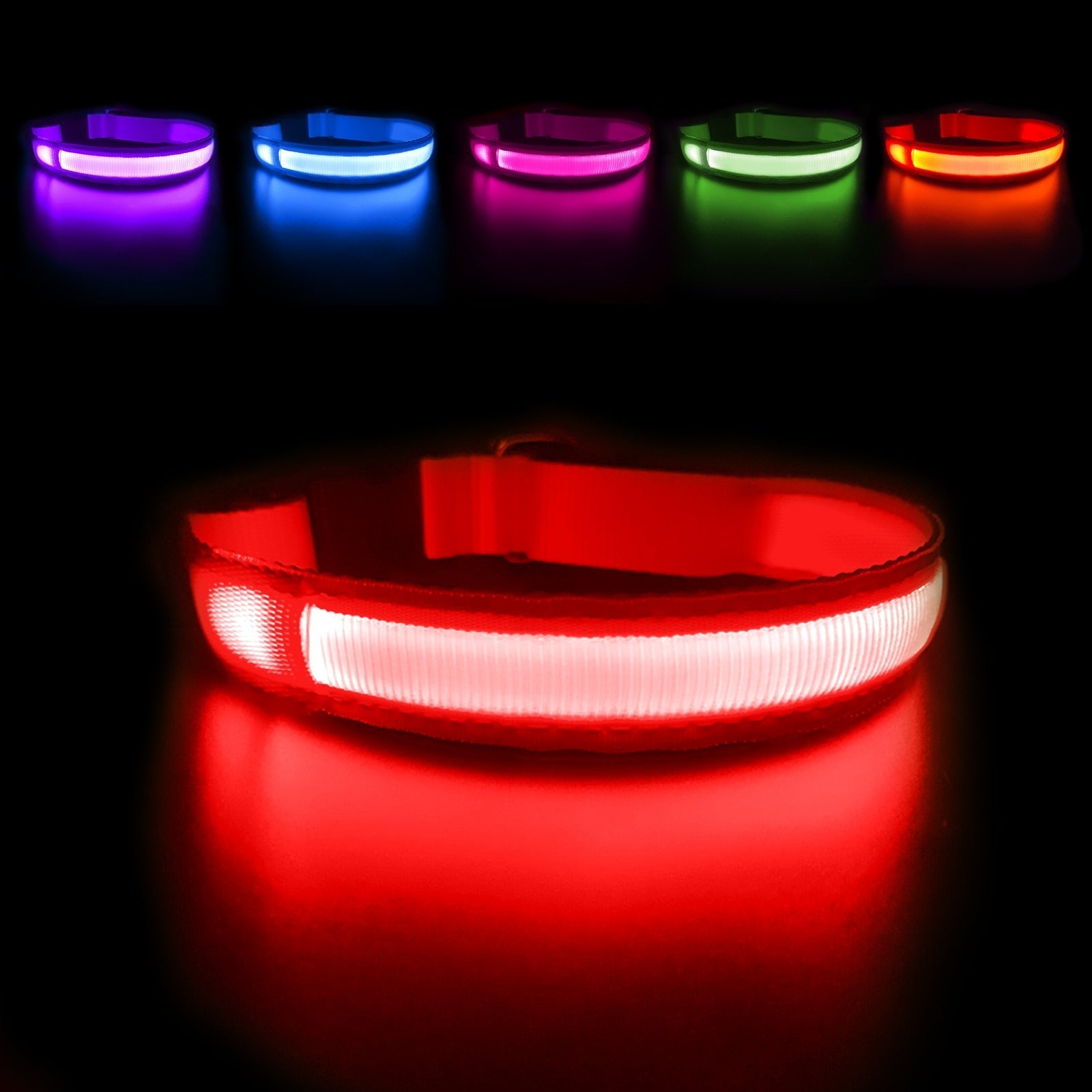 Luminous LED Light Dog Collar