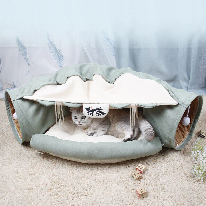 PlushyTunnel Bed- Cat Tunnel Bed