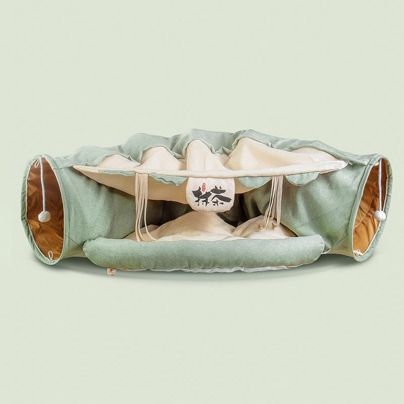 PlushyTunnel Bed- Cat Tunnel Bed